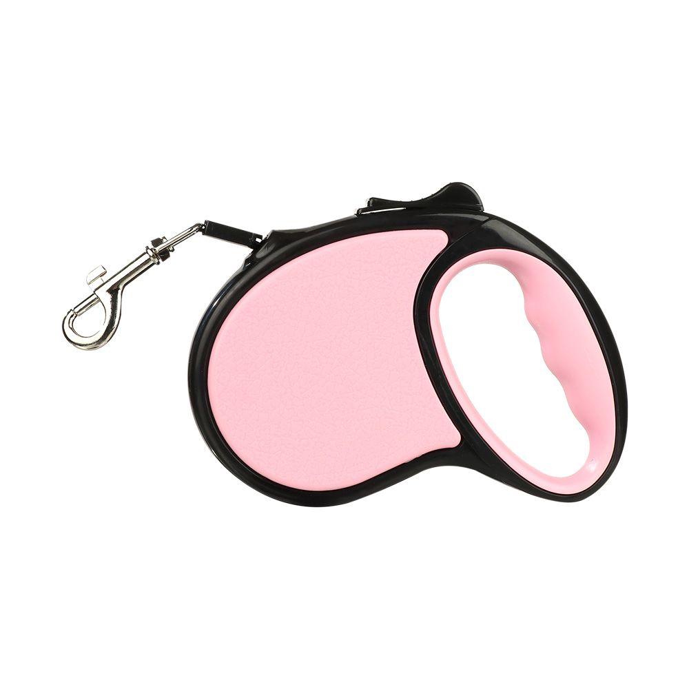 5m Length Retractable Dog Leash Small Size Candy Color Nylon Dog Leash Automatic Extending Retractable Mechanism 30cm