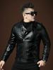 European-Style Men's Trendy Brand Stylish Motorcycle Jacket 2025 Autumn New Fashion Suit Collar Leather Jacket Men's Coat
