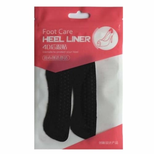 SZB Blister Tape, Heel Pad, Heel Protection Pad, Cushioned Foot Protection Pad, Black (Thin, 1 Pair)