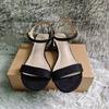 Sandali con zeppa da donna estivi casual con tacco basso open toe comodi con cinturino alla caviglia sandali con tacco alto scarpe da festa da sposa