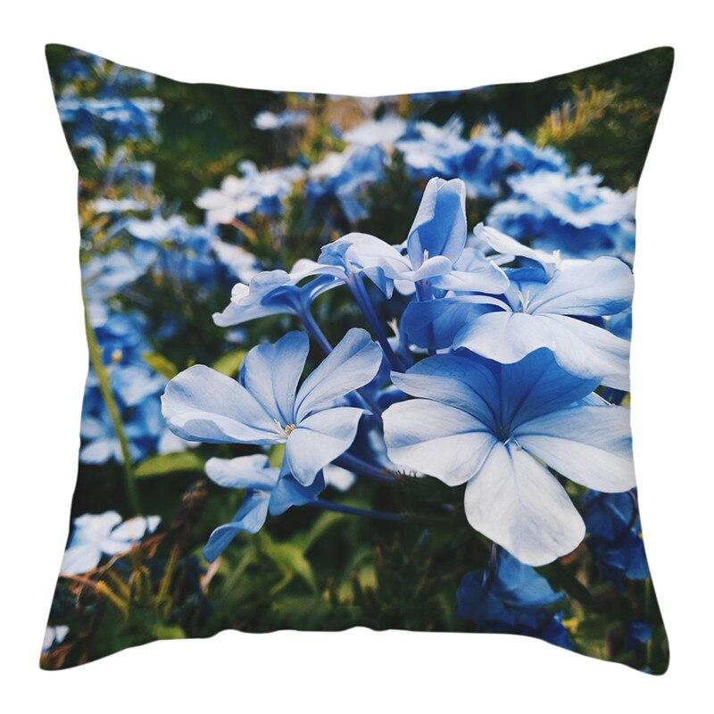 bright floral throw pillows