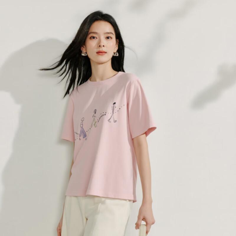 Женская хлопковая футболка с коротким рукавом Inman, лето 2025 S