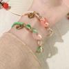 Geometric Pink Summer And Green Peace Knot Bracelet With Appeal Vintage