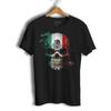 Tričko s krátkým rukávem Lebka Mexické vlajky 2.0 - Playera De Mexico