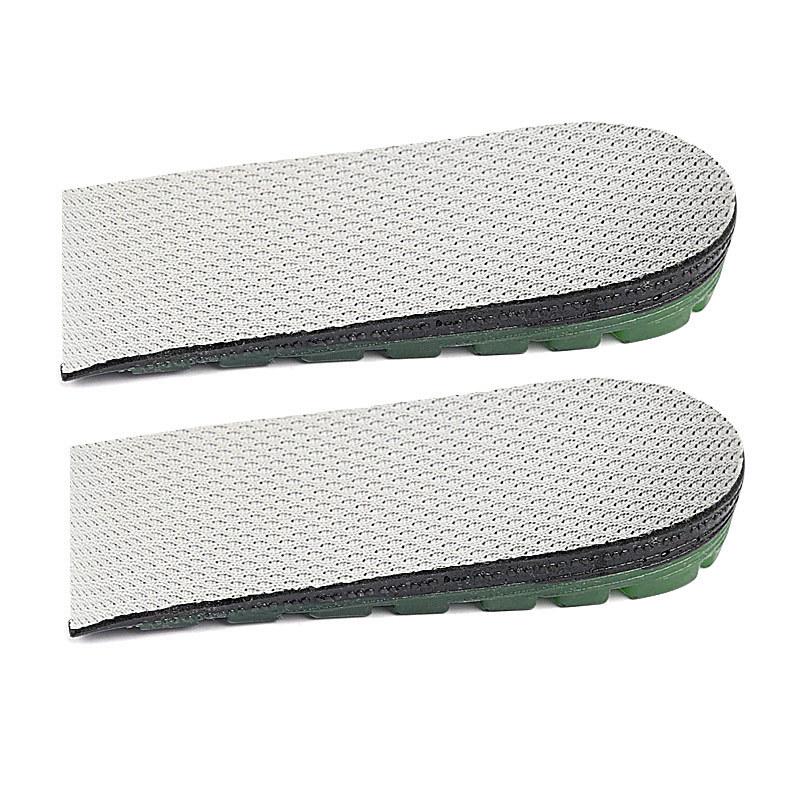 

Martin Boots Half Pad Unisex Mesh Breathable Sports Non-slip Shock Absorption Heel Pad Invisible Inner Heightening Insole Average size