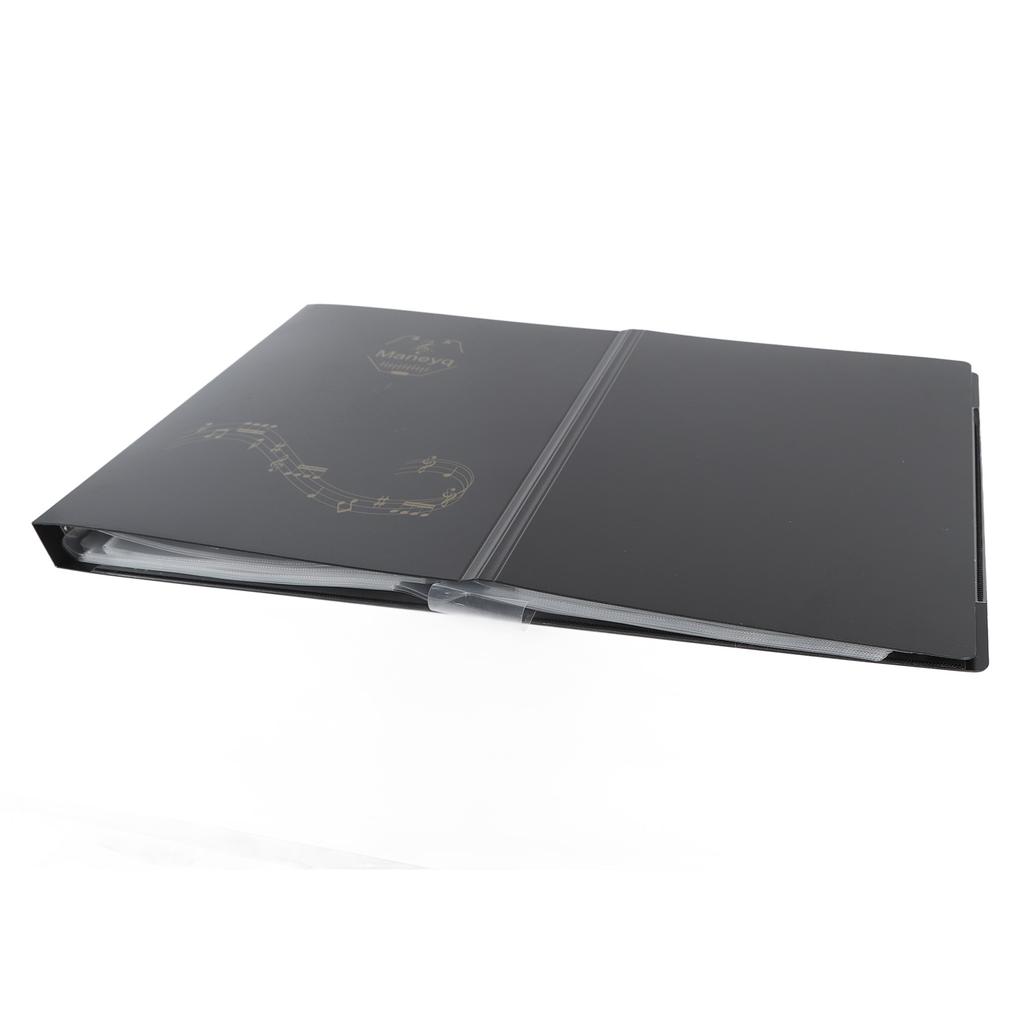 Sheet Music Folder A4 Size Piano Score Binder Detachable 4 Page Expand Paper File Storage Holder