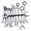 10PCS Mini Maulschlüssel-Set Stahl Zoll Gabelschlüssel Kleines Schraubenschlüssel-Set zum Reparieren Montieren