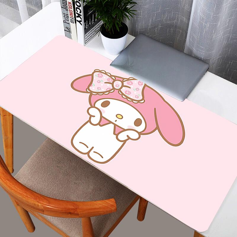 Kuromi Mouse Pads durable Big Computer keyboard x Carpet Anime Gaming Accessories Mousepad PC Gamer Desk Mat Table