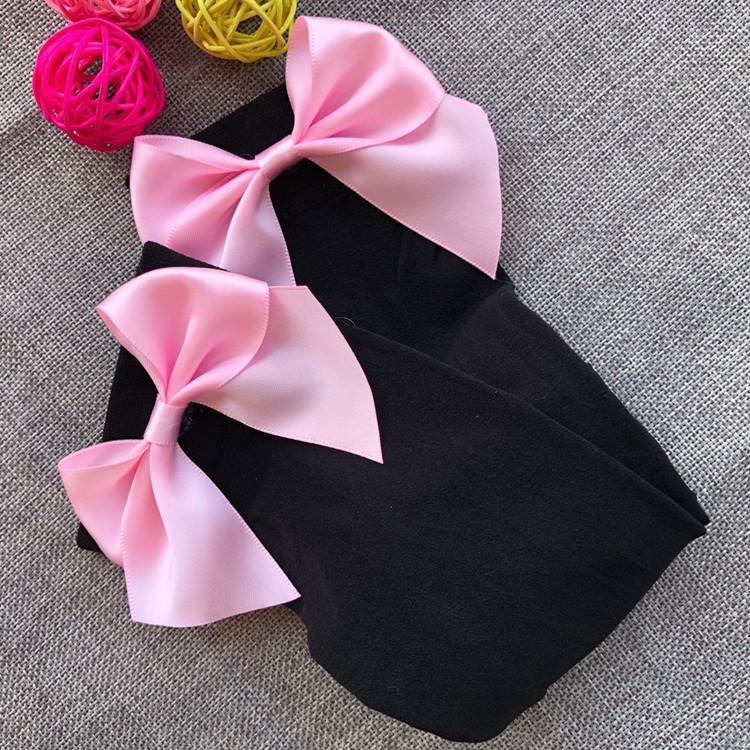 Velvet Bowknot Thigh-High Stockings - Japanese Cute Over-the-Knee Socks for Women