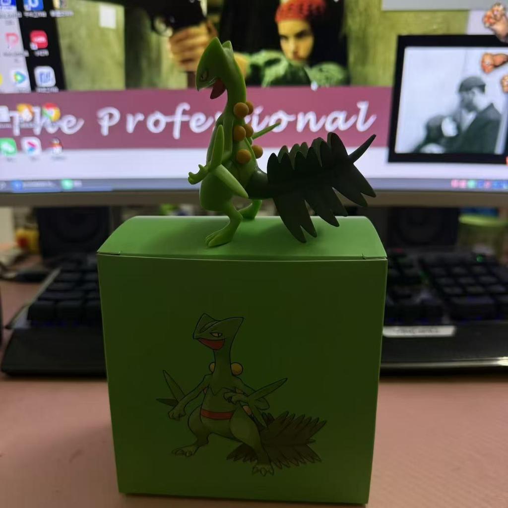 Pokmon BKM Lizard Three-dimensional Illustrations Series anime Can be given as a gift PVC Grass Series Cute pet toys Gift