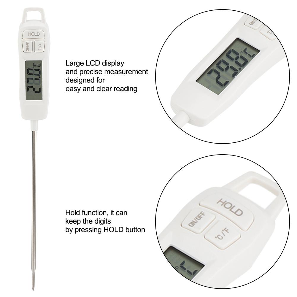 Digital Food Liquid Thermometer Kitchen Cooking BBQ Grill Temp