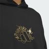 Adidas Originals Dragon Print Hoodie With Front Logo From The CNY Collection Unisex Tops Black JE3499
