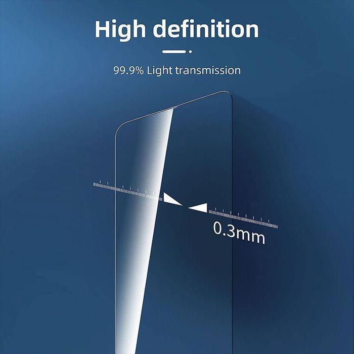 Film de protection en verre trempé - pour iPhone 16e - Pack de 2 - Résistant aux rayures - Installation facile - 9H