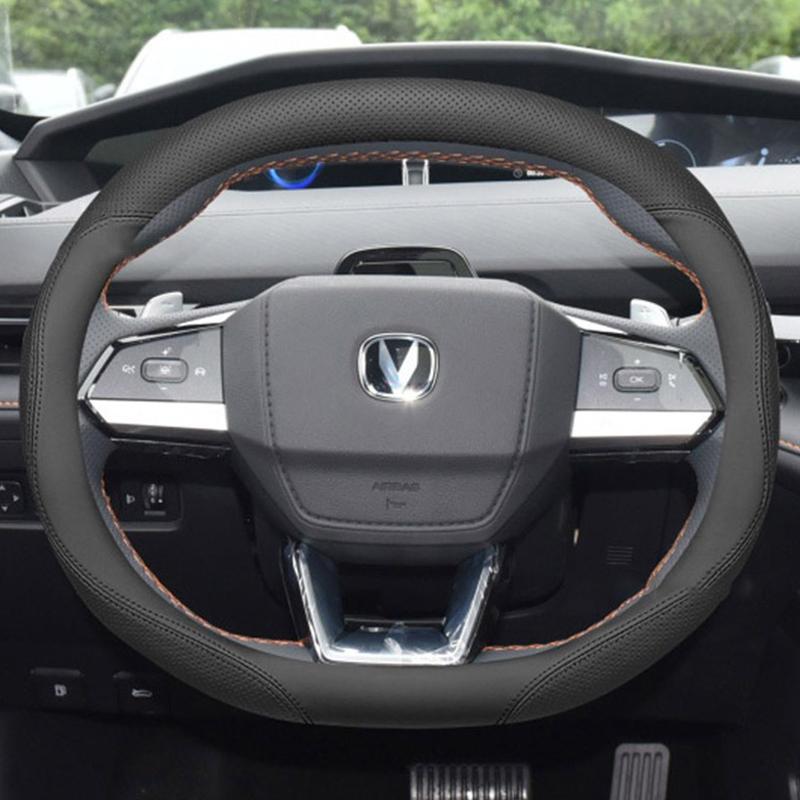 Car Steering Wheel Cover Wrap for Changan Chana UNI-V UNI-K Lamore CS55plus 2th Gen 2026 2026 2026