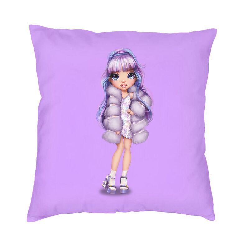 

Rainbow High Violet Willow With Purple Aluminum Nordic Pillow Cover Home Decor Chair Cushion 30cmx30cm