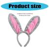 Easter Rabbit Costume Set Plush Rabbit Ears Hair Bands Rabbit Ears Headbands Bowtie Tail Set Animal Hair Hoop Set