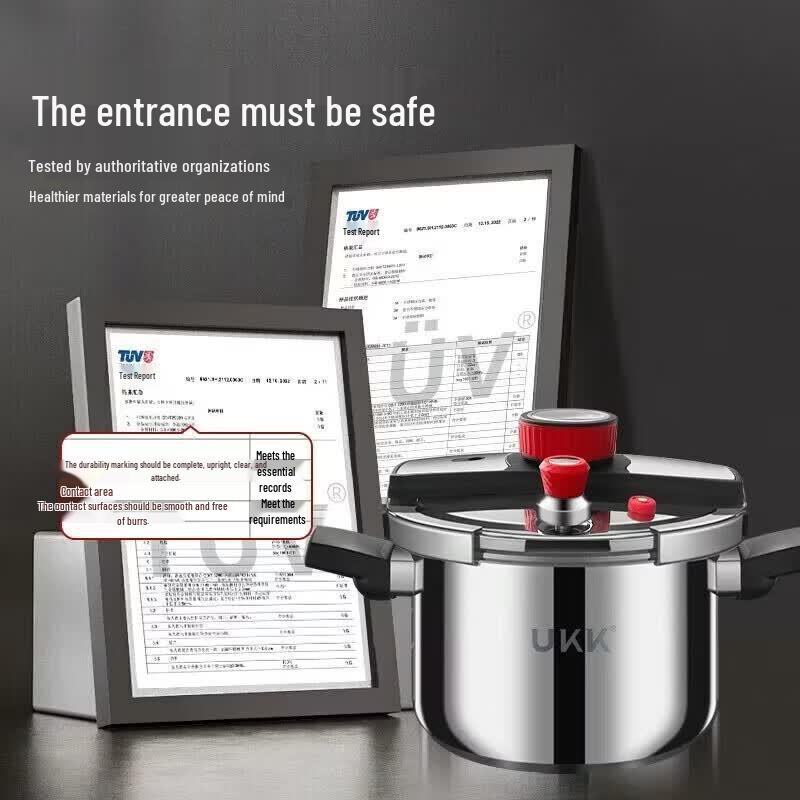UKK German 304 Stainless Steel Explosion-Proof Pressure Cooker