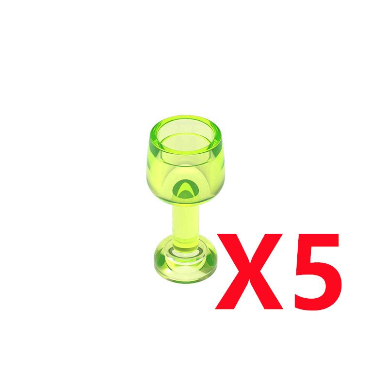 

MOC Городские строительные блоки Персонаж Маленькая деталь Совместимые аксессуары Кирпич Бокал для вина Пентаграмма Стержень Коробка Игрушка S026