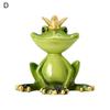 Creative Modern Miniatures Collectible Table Desk Decor Frog Sculpture Yoga Frogs Figurine Decoration Sculpture Statue