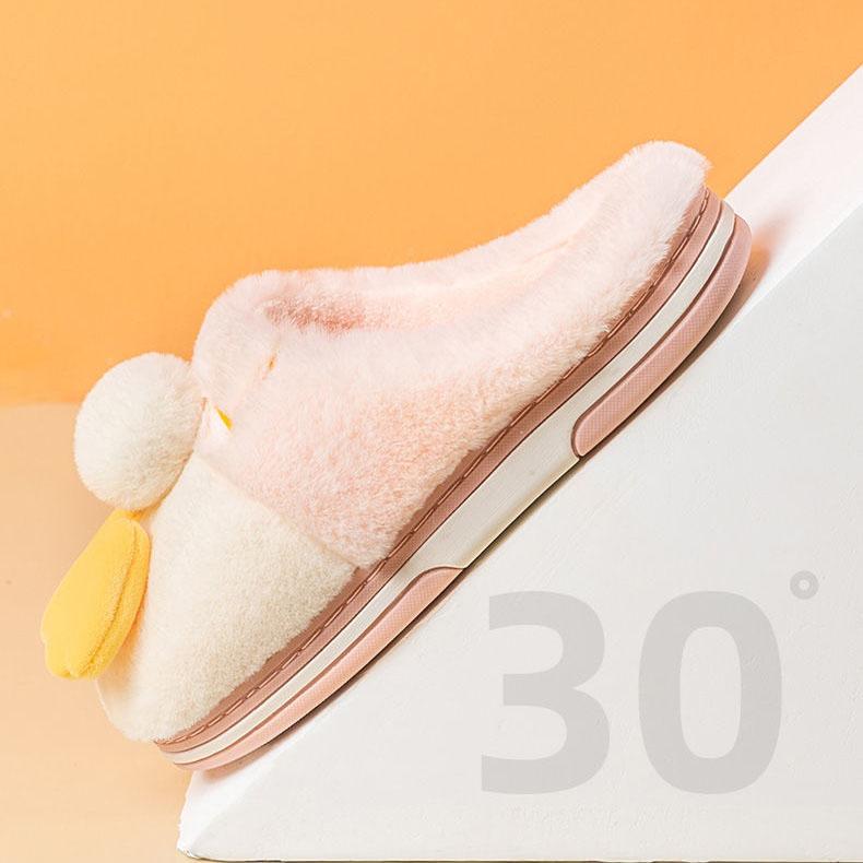 Frauen Winter dick besohlte warme Hausschuhe süße Cartoon rutschfeste Innen Schlafzimmer Hausschuhe
