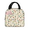 Custom M-Marioed Insulated Lunch Tote Bag for Women Men Cartoon Portable Thermal Cooler Food Lunch Box Outdoor Camping Travel