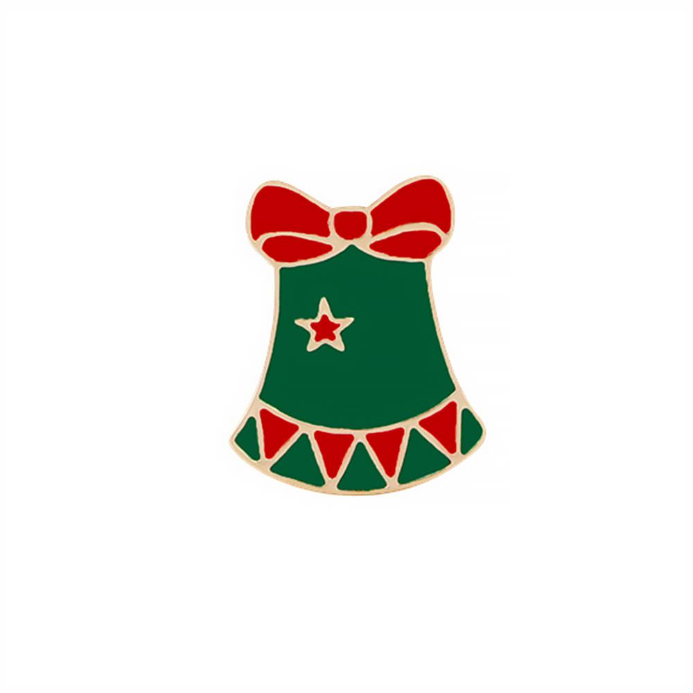 

Cartoon Merry Christmas Brooch Classic Socks Bell Christmas Tree Elk Enamel Badge Santa Claus Gifts Lapel Pin Kids Party Jewelry