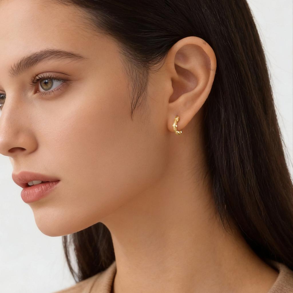 6pcs Set Earrings for Women,Minimalist C-Shaped Earrings Fashion Geometric Line Earrings,Set Jewelry Gifts