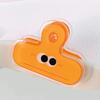 Colorful Cartoon Acrylic Emoji Small Eyes Long Tail Clip Office Stationery Pp Clip File Ticket Clip Planner Book Clip