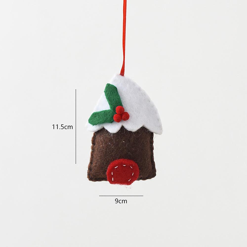 Felt Christmas Hanging Pendant Multicolor Christmas Tree Decoration Drop Ornament  Home Decoration