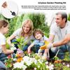 13pcs Mini Garden Shovel Rake Spade Scissors Bonsai Tools Set Wooden Handle Scissors for Flowers Potted Plant Garden Weeding