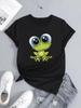 Cartoon Cute Tshirt Unisexs Fashionable Short Tshirt Casual And Comfortable Short Sleeved Top