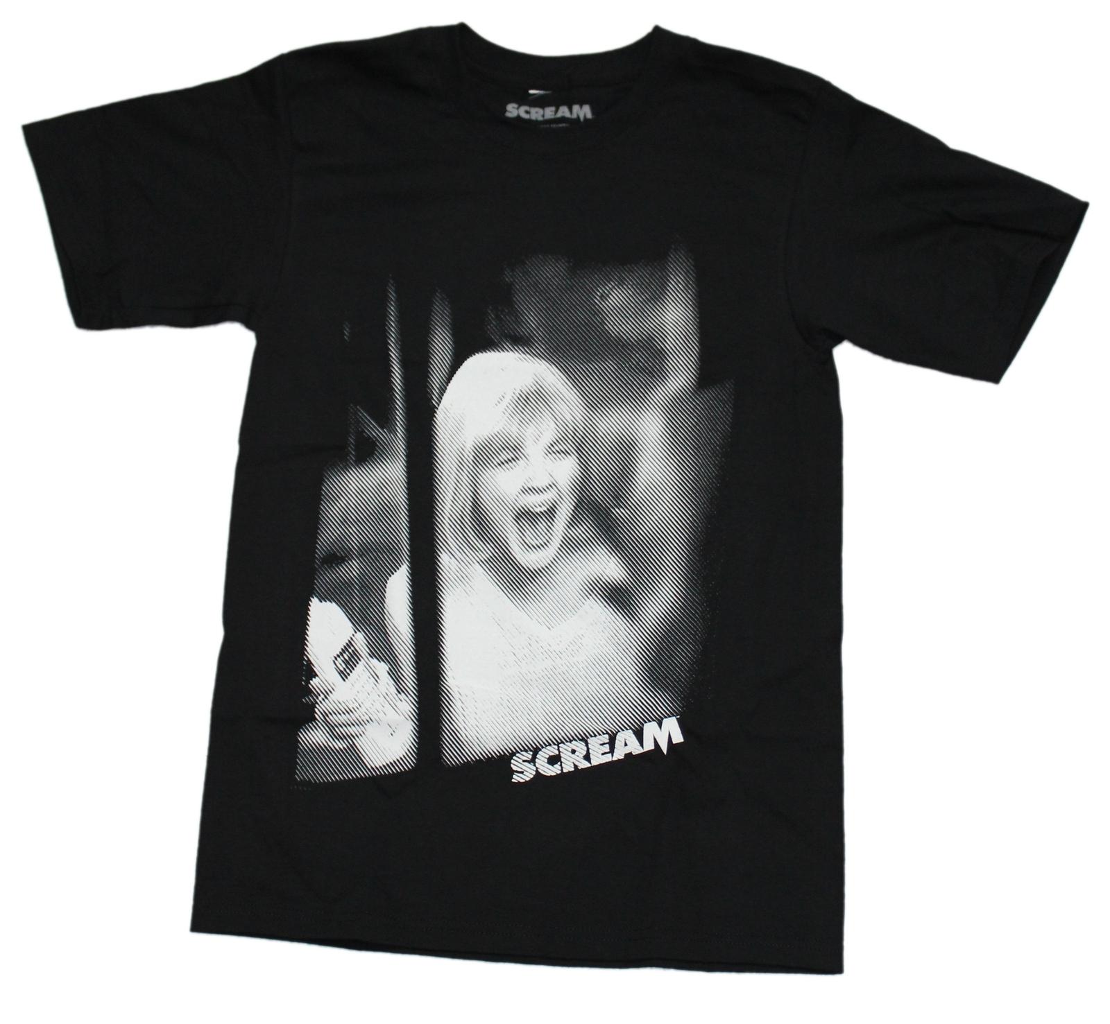 Scream New Adult T-Shirt - Screaming Lined Image S