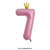 42-Inch Large Pink Crown Aluminum Film Digital Balloon Children'S 1St Birthday Party Decoration Photo Props