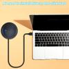 Fyvadio USB USB Conference Microphone with Mute Plug Play Omnidirectional Condenser Microphone for PCs and for Online and Recorded Videos a
