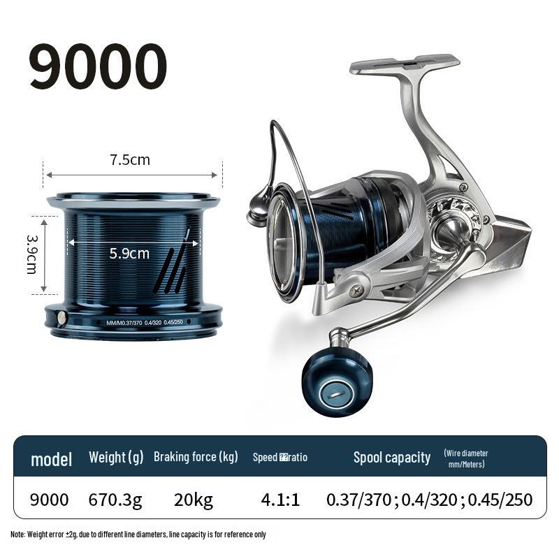 

Chi Ren Long Casting Lure Dense Line Spinning Fishing Reel