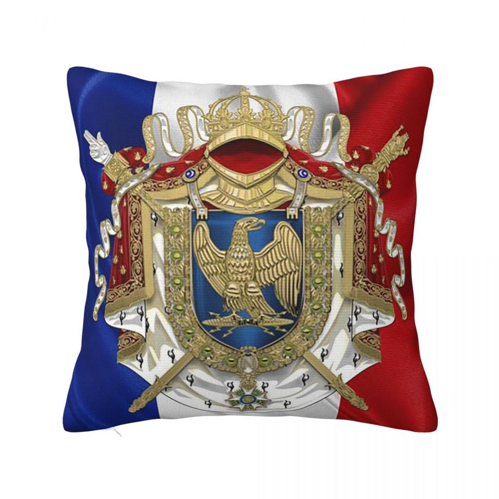 Napoleonic French 85th Regimental Flag  Square Pillowcase Cushion Cover Pillow Case Throw Pillow Cover for Home Bedroom Car