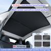 Sun Shades For Tesla Model 3+ Highland 2024 Y 2021-2023 Ice Cloth Buckle Sun Pare Glass Front Rear Sunroof Skylight Accessory