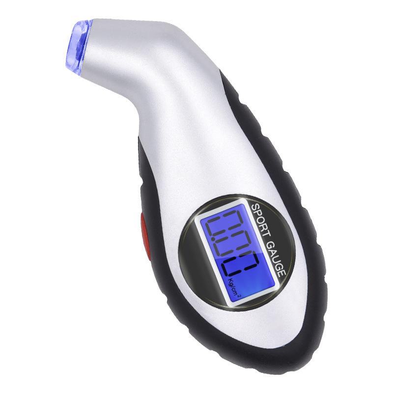 

Високоточний цифровий манометр у шинах з електронним дисплеєм срібний