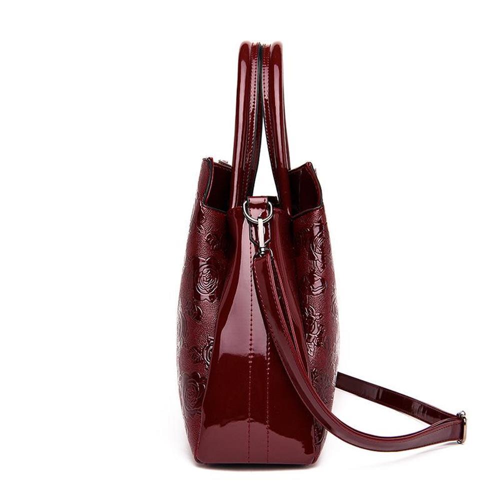 Vintage-Handtasche aus Ethno-Leder, Handtasche aus Leder mit Quasten, Schultertasche, diagonale Handtasche mit großem Fassungsvermögen