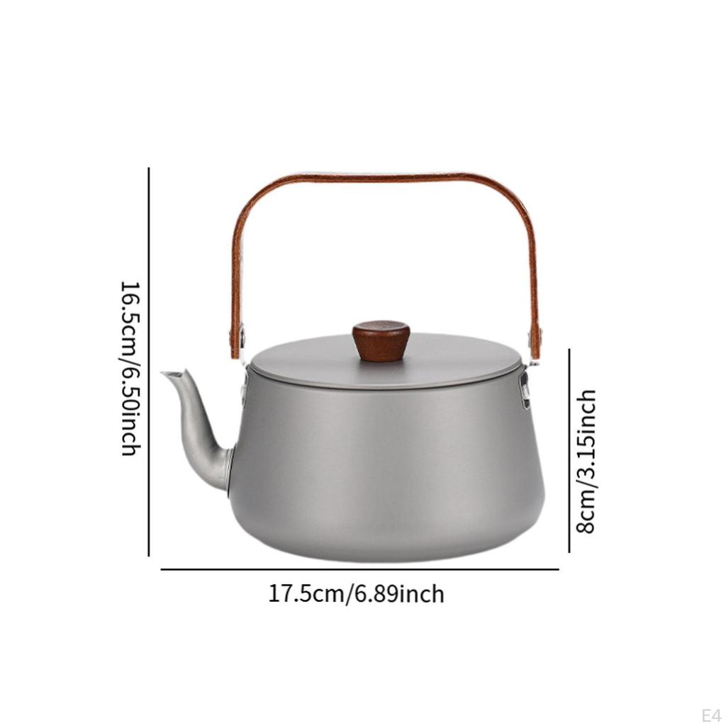 Camping Kettle Campfire Water Lightweight Jug Outdoor Pot for Traveling Boiling