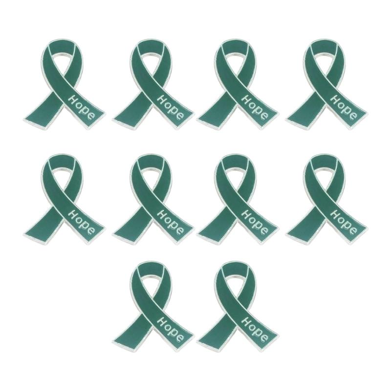 Stylish Hope Letter Ribbon Brooch Versatile Ribbon Pin Gift for Everyday Wear and Gift Giving In Sturdy Alloy Design