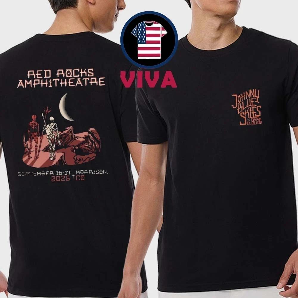 HOT Sturgill Simpson aka Johnny Blue Skies Red Rocks Amphitheatre 2025 T-Shirt Unisex T-Shirt L