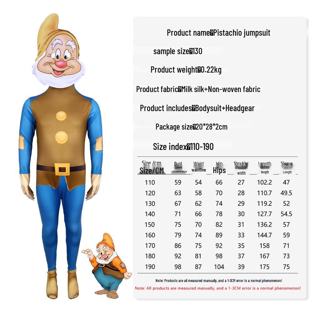 Snow White & Seven Dwarfs Costume for Halloween & Stage 170