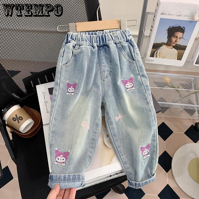 

Girls Pants Spring and Autumn Baby Casual Pants Spring Jeans 140