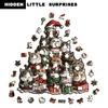 Christmas Cat Puzzle Wooden Special-Shaped Splicing Toy Gift Piggy Bank Benefit Pressure Puzzle