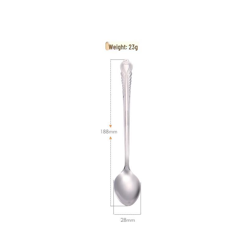 Stainless Steel Phoenix Tail Design Tableware Set