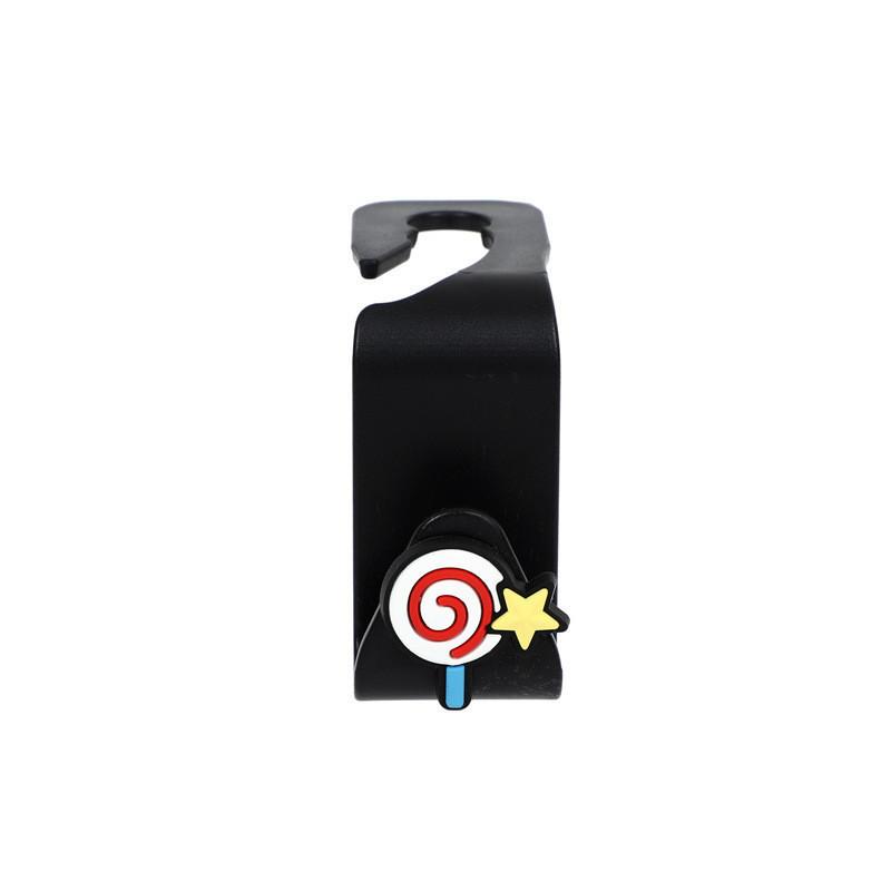 Car Cartoon Cute Seat Back Hooks In Various Colors For Car Interior Decoration