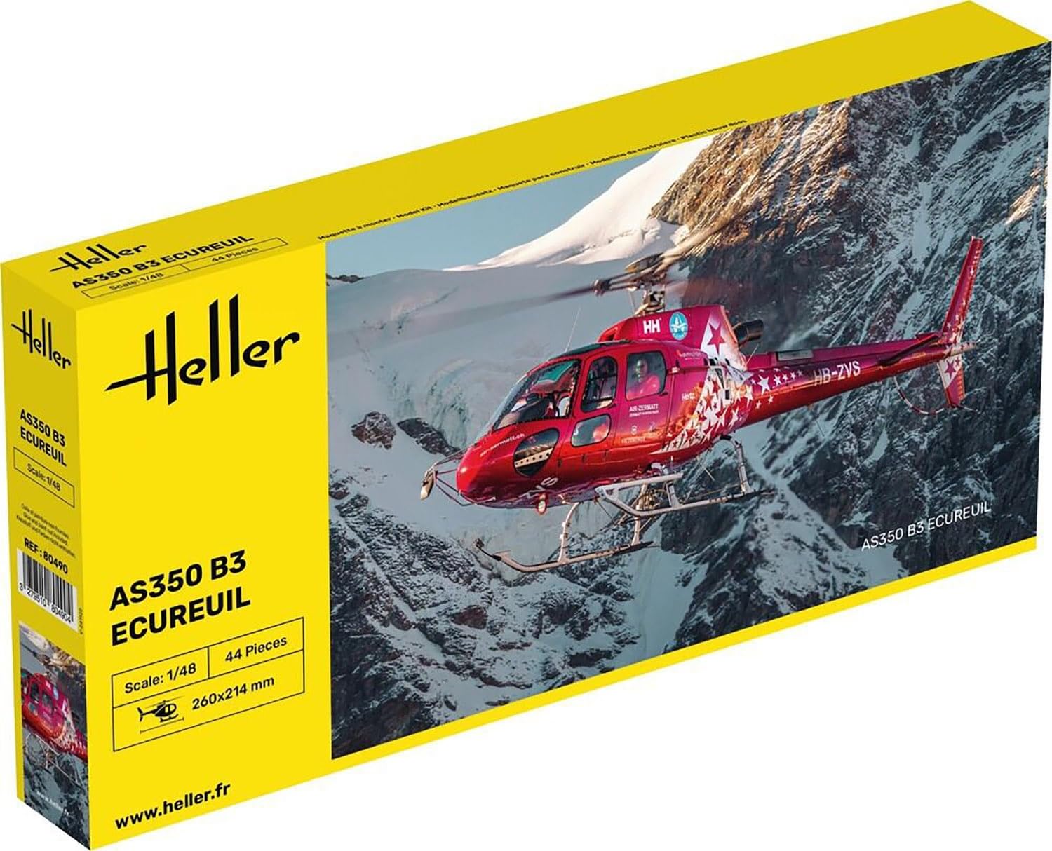 

Пластикова модель Platz Eurocopter AS350 B3 Eculeille HE80490 Hérère 1/48