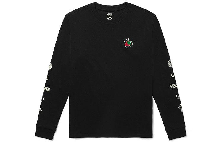 Vans Set in Sleeve T Shirt Women s Black VN0A5F6ABLK S
