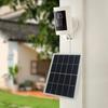 Solar Panel 3W Polycrystalline Silicon Portable Solar Charger with Type-C Output Security Cameras Camping Solar Charger